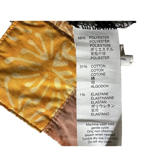 Gap Crop Tank Top Medium Zipper Back Heavyweight Knit Ponte Stripe Black &White - Picture 8 of 11